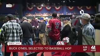 Buck O'Neil elected to the National Baseball Hall of Fame