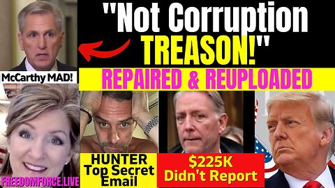 McCarthy Mad! Hunter Top Secret Email, FBI Treason! David and Goliath 1-25-23