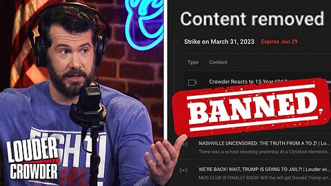 2 STRIKES: YOUTUBE LAUNCHES ATTACK ON CROWDER! + GUEST: NICK DI PAOLO | Louder with Crowder