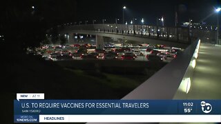 U.S. to require COVID-19 vaccines for essential travelers