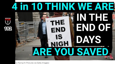 4 in 10 Believe we are in the End of Days - Mocked by MSN