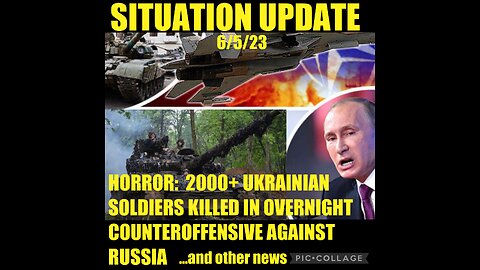 Situation Update - Horrifying Scene: 2,000 Ukrainian Solders Killed On The Battlefield In Overnight Counteroffensive Against Russia! Missing 60K Pounds Of Ammonium Nitrate? Failed CB's Kill DS!