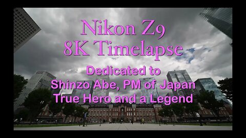tokyo station Nikon Z9 8K Timelapse with USA national anthem
