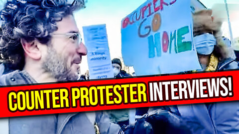 Interviewing Counter-Protesters at Ottawa's Freedom Convoy 2022 - It's AWESOME!