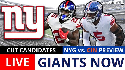 NY Giants News & Rumors LIVE: Giants vs. Bengals Preview, Surprise Cut Candidates, Training Camp