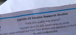 Getting paid for a COVID vaccine trial