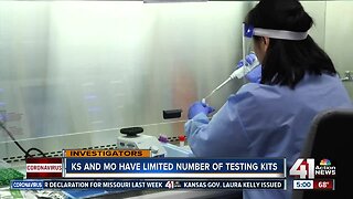 Kansas, Missouri have limited number of testing kits