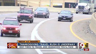 Thanksgiving travel rush underway