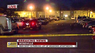 Police investigating shooting at Roseville apartment complex