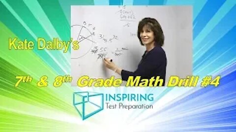 7th & 8th Grade Math Drill #4