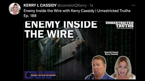 KERRY CASSIDY: INTERVIEWED BY JAMES GRUNDVIG FROM AMP: EXCEPTS KERRY ONLY