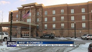 Suspect in custody following barricaded gunman situation in West Bloomfield