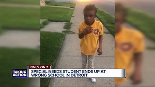 Detroit special needs student mistakenly sent to wrong school