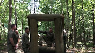 Army Obstacle Course Flip Over
