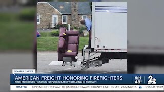 American Freight honoring firefighters