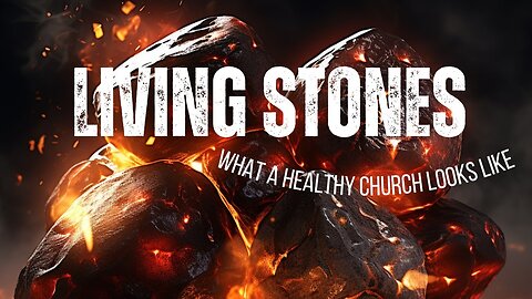 "Living Stones" What a healthy church looks like
