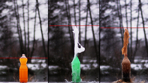 Soda and Mentos experiment you need to see!