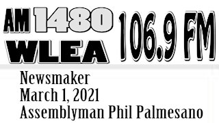 Wlea Newsmaker, March 1, 2021, Assemblyman Phil Palmesano