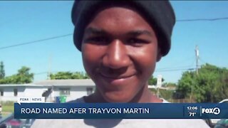 Road to high school renamed after Trayvon Martin