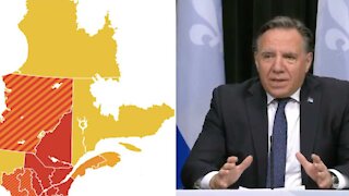 COVID-19 : Voici les 6 régions du Québec les plus touchées actuellement