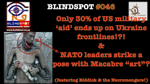 Blindspot 46 - Only 30% of US Military 'Aid' ends on Ukraine frontlines!? Macabre NATO ART