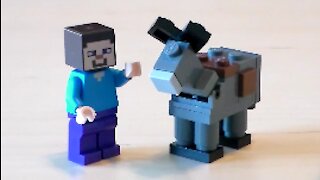 Lego Minecraft Donkey Tutorial