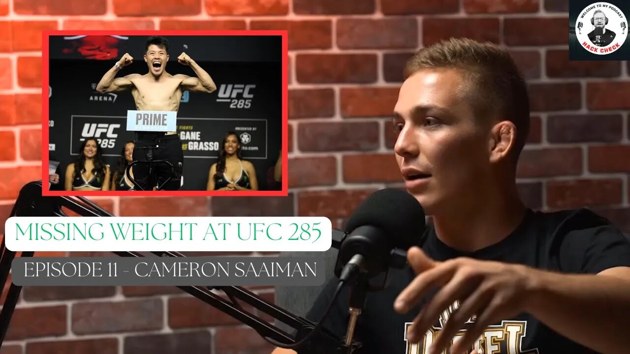 Cameron Saaiman Knew Mana Martinez Would Miss Weight at UFC 285 Hack