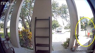 DOORBELL CCTV FOOTAGE SHOWS AMAZON DRIVER TAKING CHILD’S BIKE FROM DRIVEWAY
