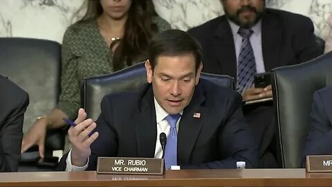 Vice Chairman Rubio Questions Nominees at a Senate Intel Hearing