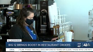 Big 12 brings boost in restaurant orders