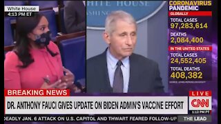 Dr. Fauci Accidentally Debunks CNN's Big Lie On Trump Vaccines
