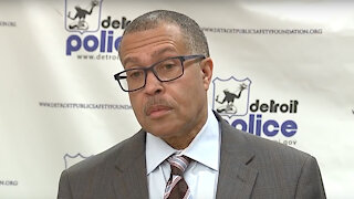 Detroit police Chief James Craig addresses incidents against officers
