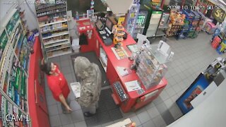 HCSO searching for gas station robbery suspect