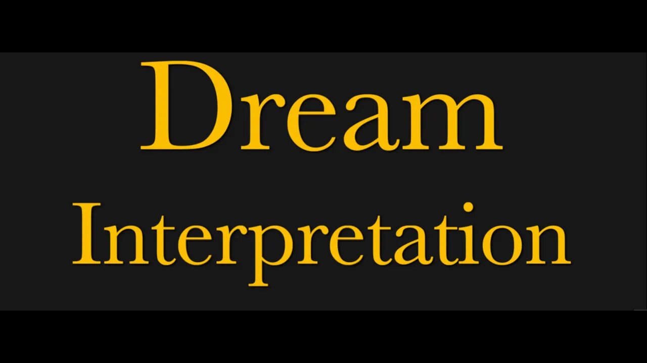 Biblical Dream Interpretation Pt 1| How To Interpret Dreams From God ...