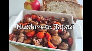 5 minutes Mushroom Recipe / Mushroom Tapas Recipes