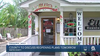 Martin County restaurant owner eager to reopen indoor seating