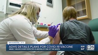 ADHS details plans for COVID-19 vaccine distribution