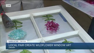 Wildflower Window Art