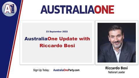 AustraliaOne Party Update with Riccardo Bosi