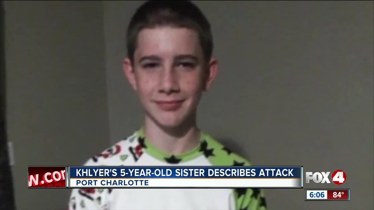 Khyler Edman's 5-year-old sister says a 'bad guy' killed her brother