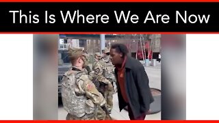 National Guard Harassed On The Street