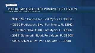 Publix employees test positive for COVID-19