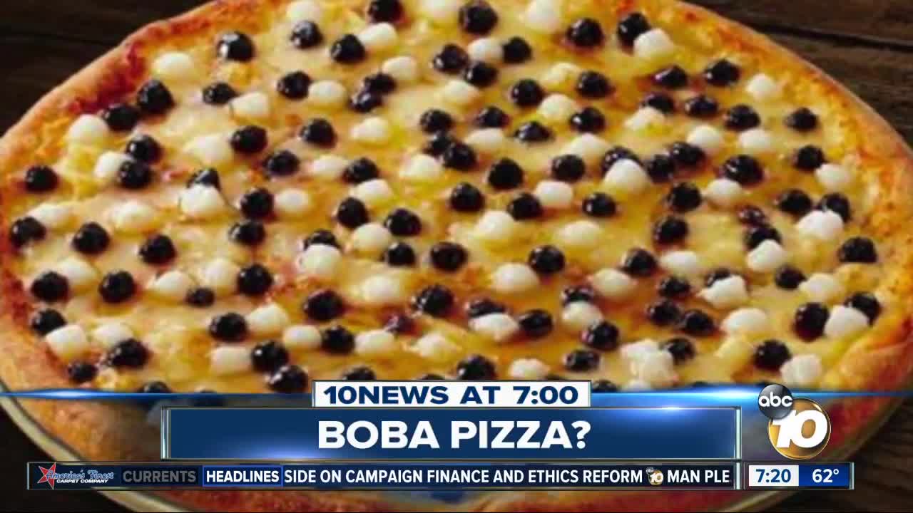 Boba pizza from Domino's?