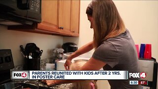 Parents reunited with kids after 2 years in foster care
