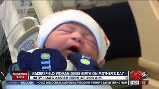 Woman gives birth on Mother's Day