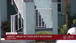 Port St. Lucie police arrest man in connection with toddler's shooting