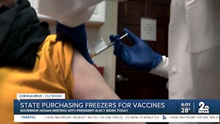 State purchasing freezers for COVID-19 vaccines
