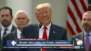 Trump declares national emergency