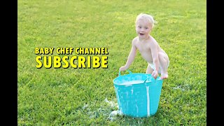 Funny Babies Playing With Water Fantastic