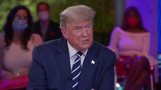 President Trump discusses his debt, masks and more